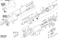 Bosch 0 607 252 102 550 WATT-SERIE Straight Grinders Spare Parts